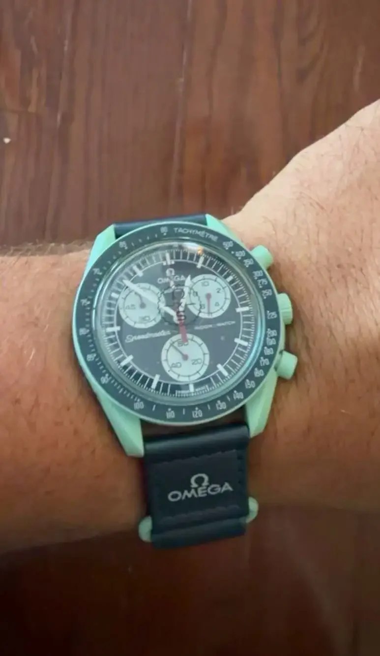 Omega x Swatch Bioceramic MoonSwatch Mission to Earth Watch